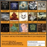 CD Metal Sampler Landing page design